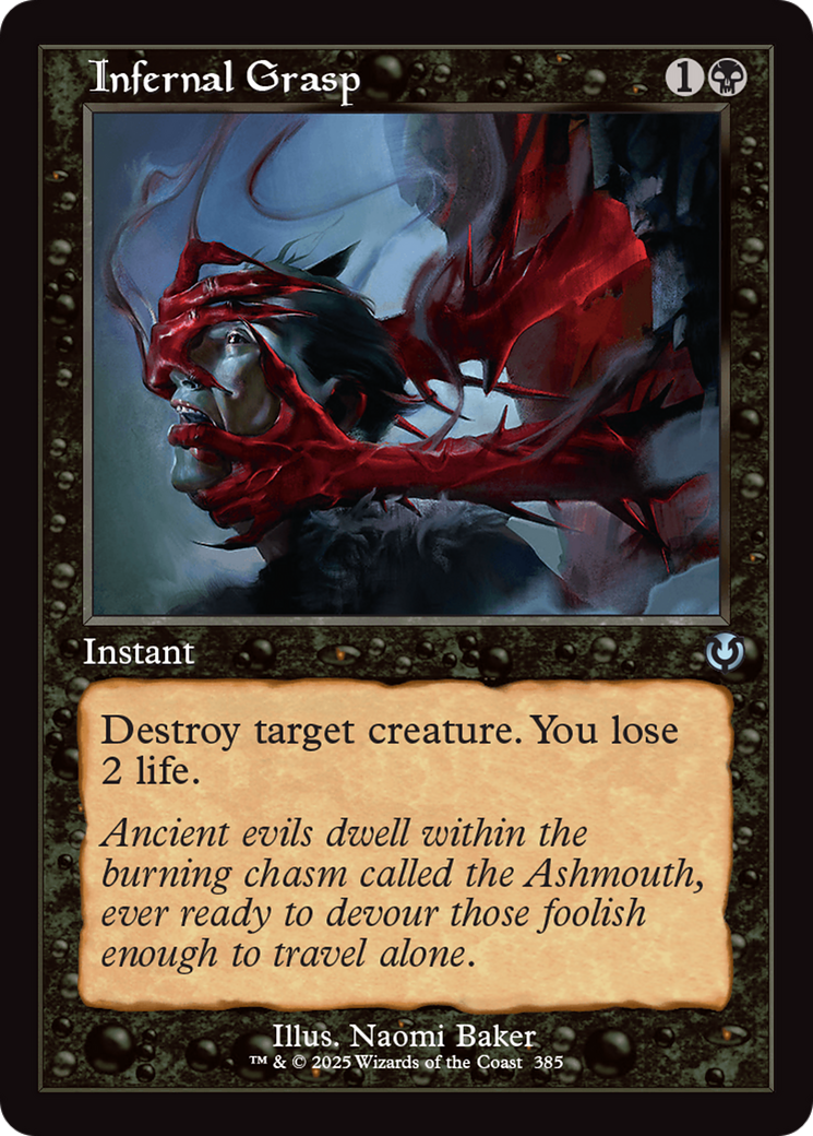 Infernal Grasp (Retro Frame) [Innistrad Remastered] | Devastation Store