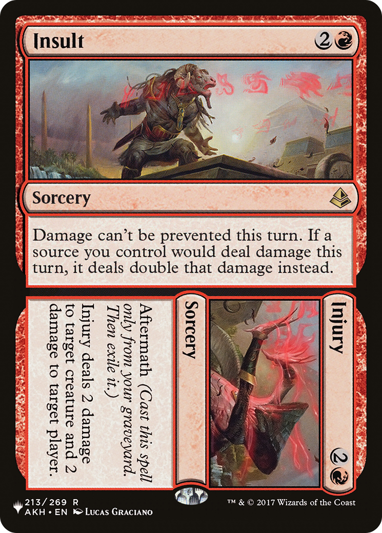 Insult // Injury [The List Reprints] | Devastation Store