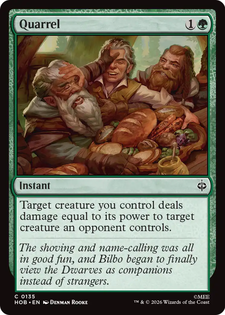 Quarrel [The Hobbit] | Devastation Store