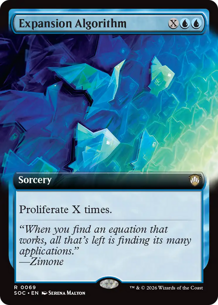 Expansion Algorithm (Extended Art) [Secrets of Strixhaven Commander] | Devastation Store