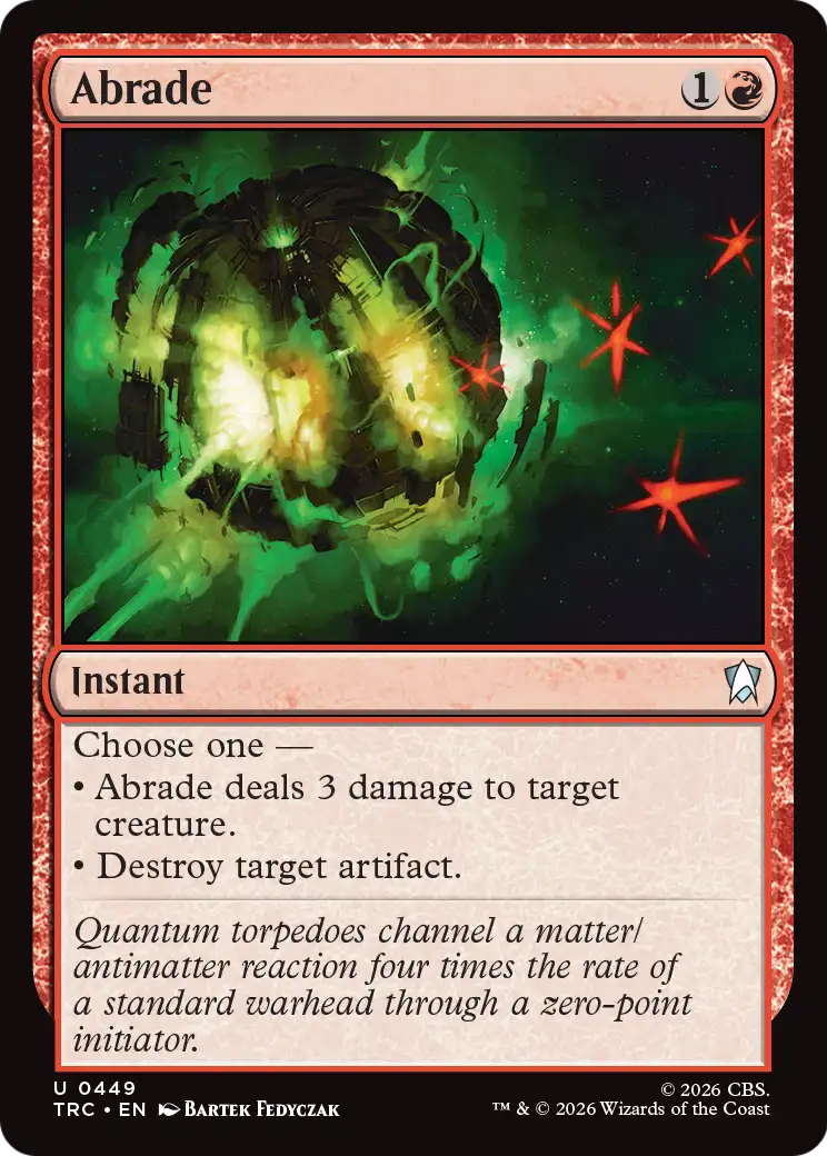 Abrade (Surge Foil) [Star Trek Commander] | Devastation Store