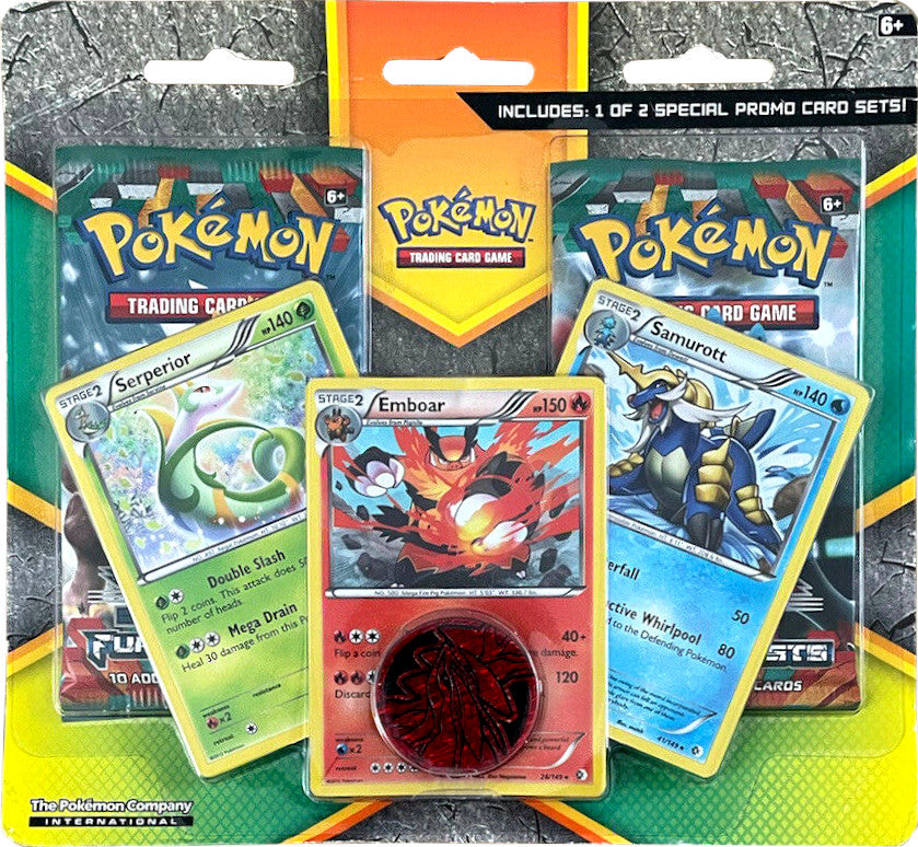XY: Furious Fists - 2-Pack Blister (Unova Evolved Trio) | Devastation Store