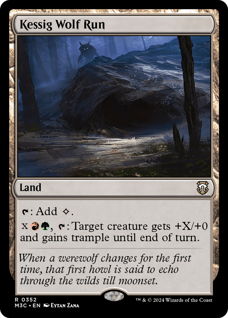 Kessig Wolf Run (Ripple Foil) [Modern Horizons 3 Commander] | Devastation Store