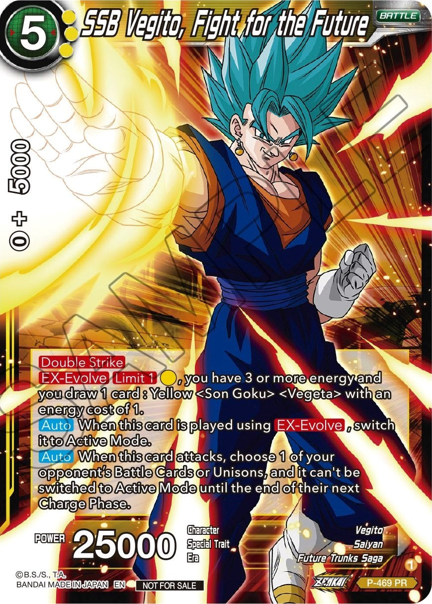 SSB Vegito, Fight for the Future (Z03 Dash Pack) (P-469) [Promotion Cards] | Devastation Store