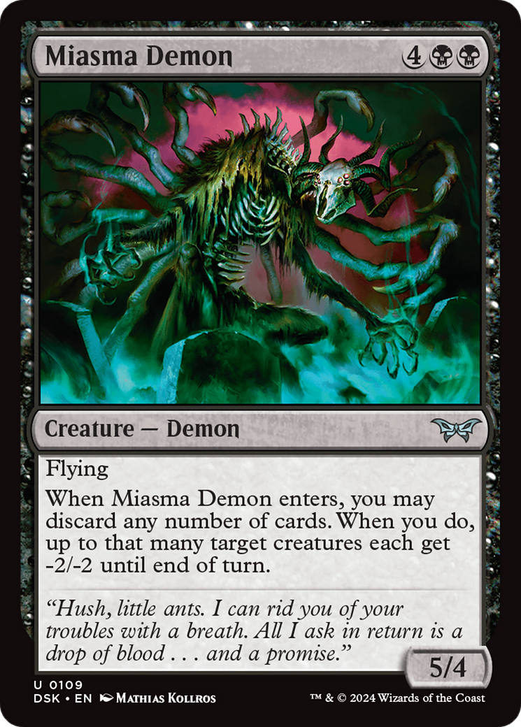 Miasma Demon [Duskmourn: House of Horror] | Devastation Store