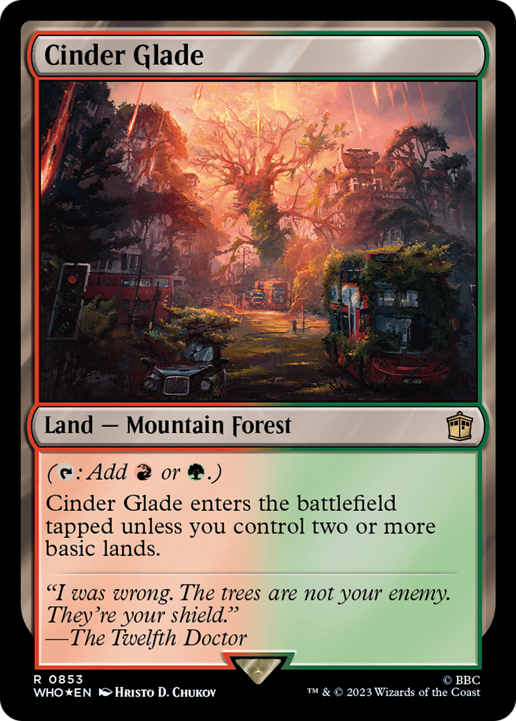 Cinder Glade (Surge Foil) [Doctor Who] | Devastation Store