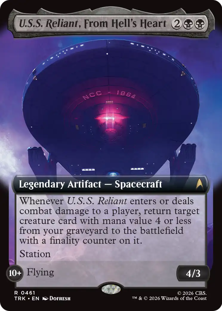 U.S.S. Reliant, From Hell's Heart (Extended Art) [Star Trek] | Devastation Store