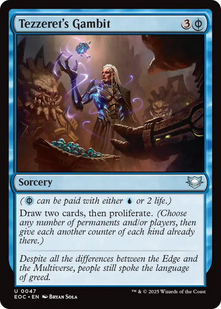 Tezzeret's Gambit [Edge of Eternities Commander] | Devastation Store