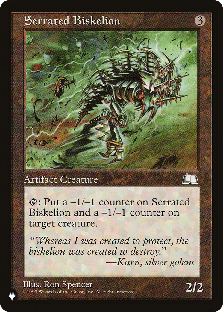 Serrated Biskelion [The List Reprints] | Devastation Store