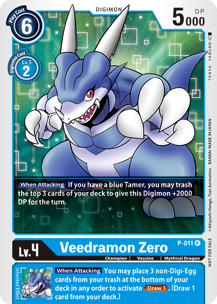 Veedramon Zero [P-011] [Promotional Cards] | Devastation Store