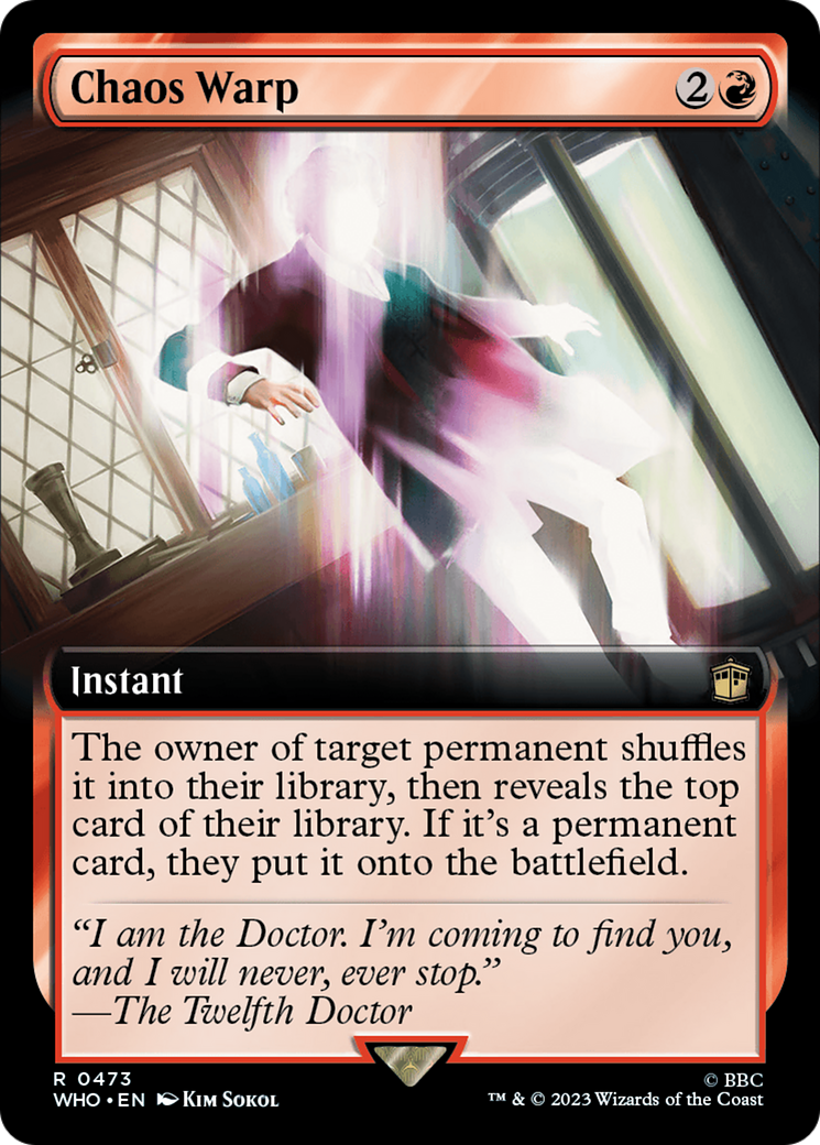 Chaos Warp (Extended Art) [Doctor Who] | Devastation Store