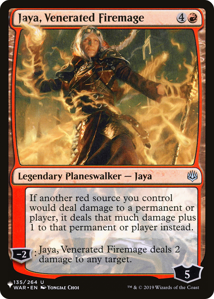 Jaya, Venerated Firemage [The List Reprints] | Devastation Store