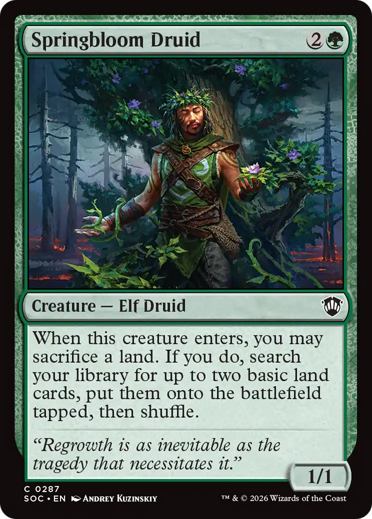Springbloom Druid [Secrets of Strixhaven Commander] | Devastation Store