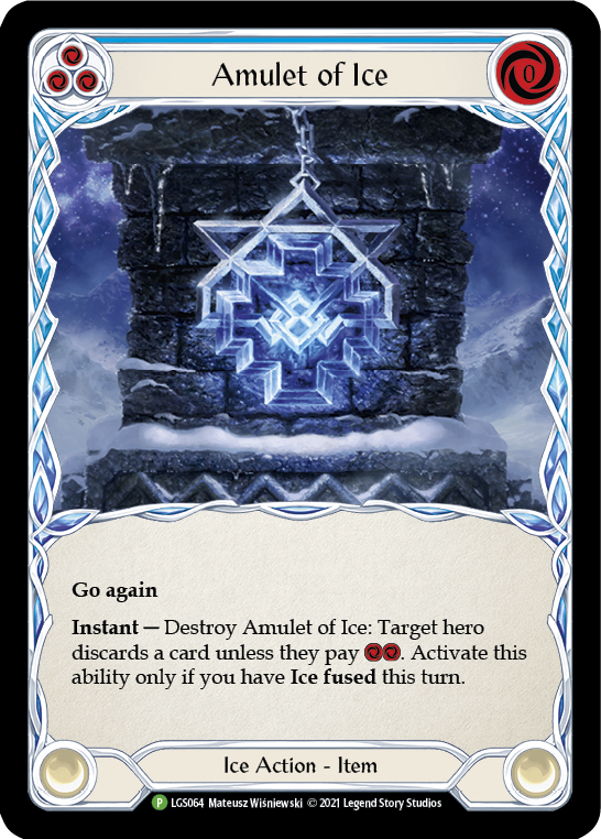 Amulet of Ice [LGS064] (Promo)  Cold Foil | Devastation Store
