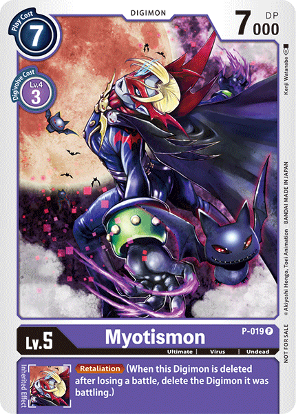 Myotismon [P-019] [Promotional Cards] | Devastation Store