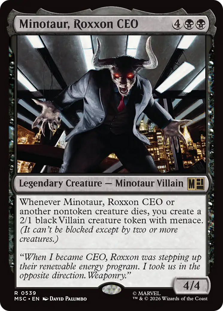 Minotaur, Roxxon CEO [Marvel Super Heroes Commander] | Devastation Store