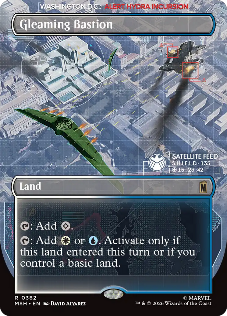 Gleaming Bastion (Borderless) [Marvel Super Heroes] | Devastation Store