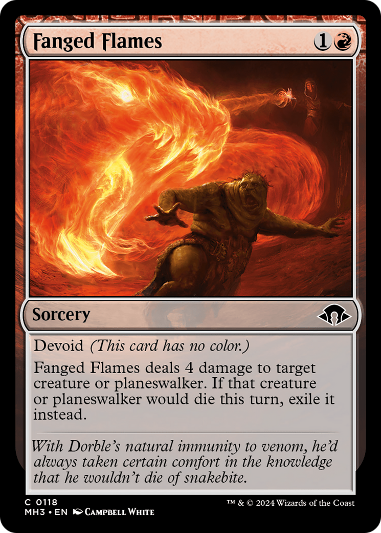 Fanged Flames [Modern Horizons 3] | Devastation Store