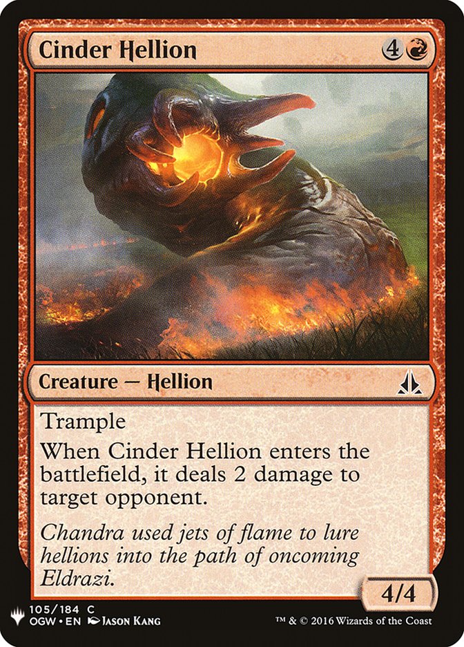 Cinder Hellion [Mystery Booster] | Devastation Store