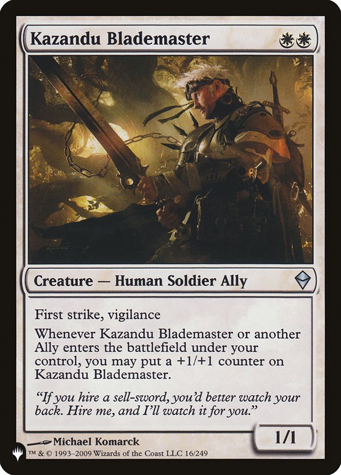 Kazandu Blademaster [The List] | Devastation Store
