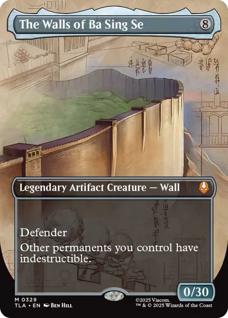 The Walls of Ba Sing Se (Borderless) [Avatar: The Last Airbender] | Devastation Store