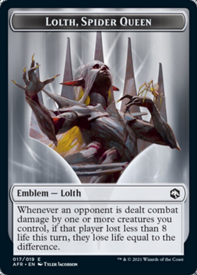 Lolth, Spider Queen Emblem [Dungeons & Dragons: Adventures in the Forgotten Realms Tokens] | Devastation Store