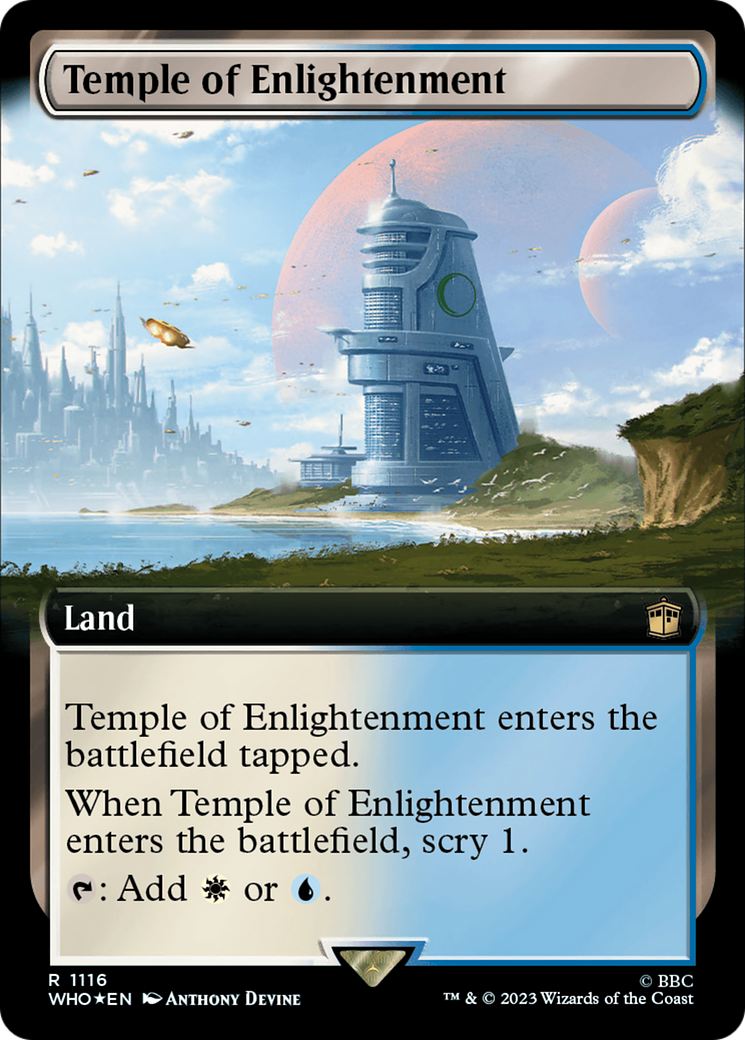 Temple of Enlightenment (Extended Art) (Surge Foil) [Doctor Who] | Devastation Store