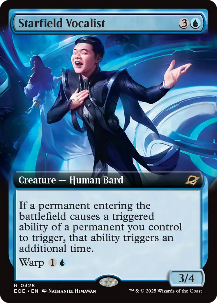 Starfield Vocalist (Extended Art) [Edge of Eternities] | Devastation Store