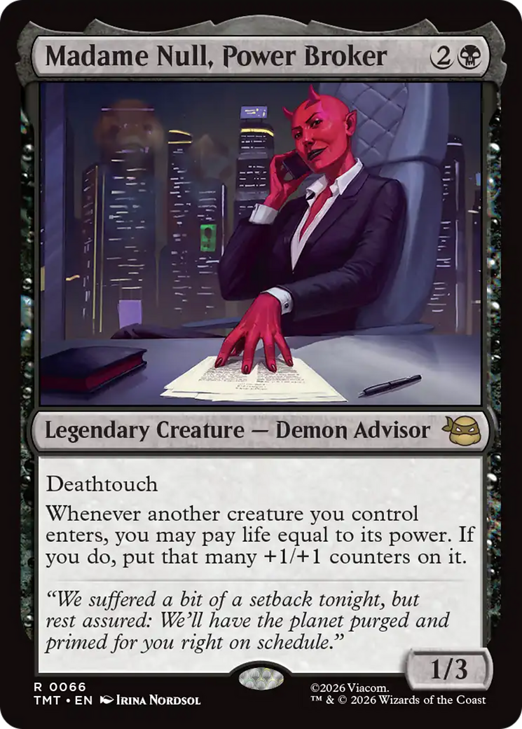 Madame Null, Power Broker [Teenage Mutant Ninja Turtles] | Devastation Store