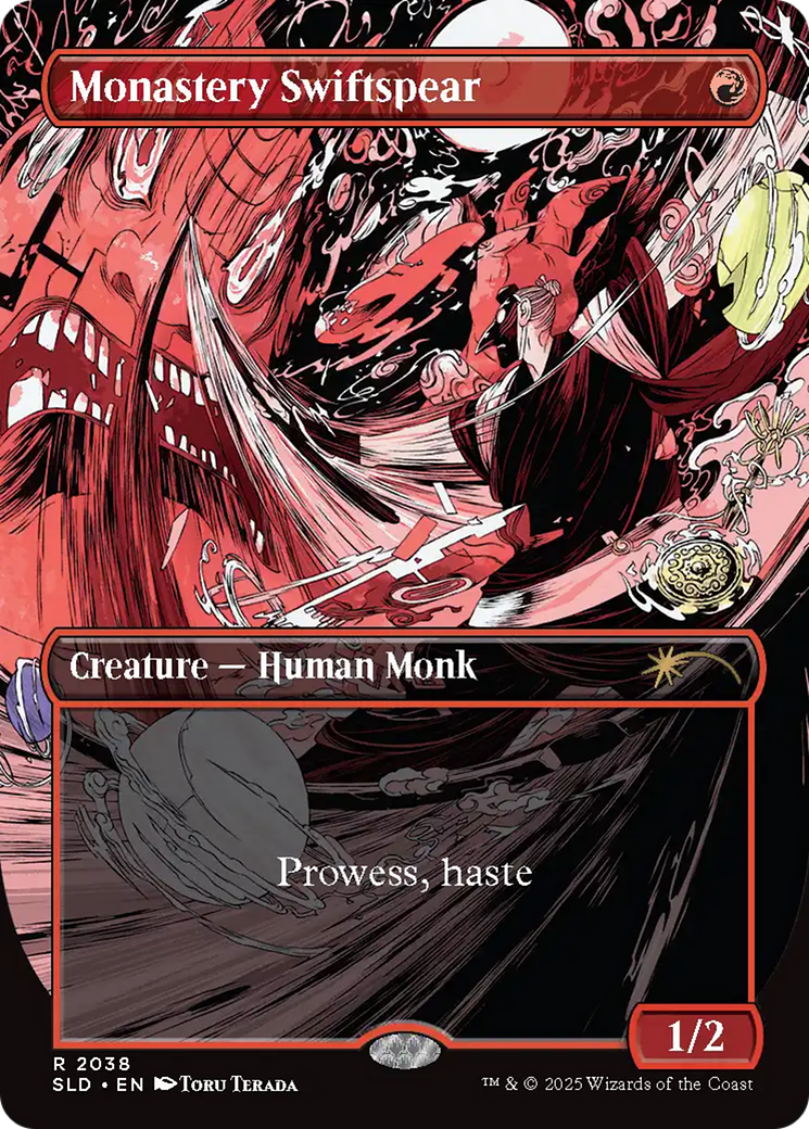 Monastery Swiftspear (2038) (Rainbow Foil) [Secret Lair Drop Series] | Devastation Store