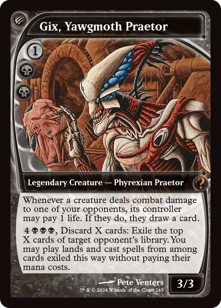 Gix, Yawgmoth Praetor (Future Sight) [Mystery Booster 2] | Devastation Store