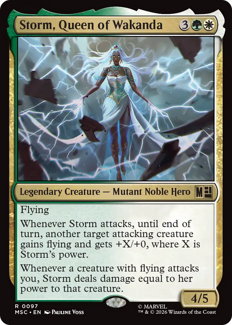 Storm, Queen of Wakanda (Surge Foil) [Marvel Super Heroes Commander] | Devastation Store