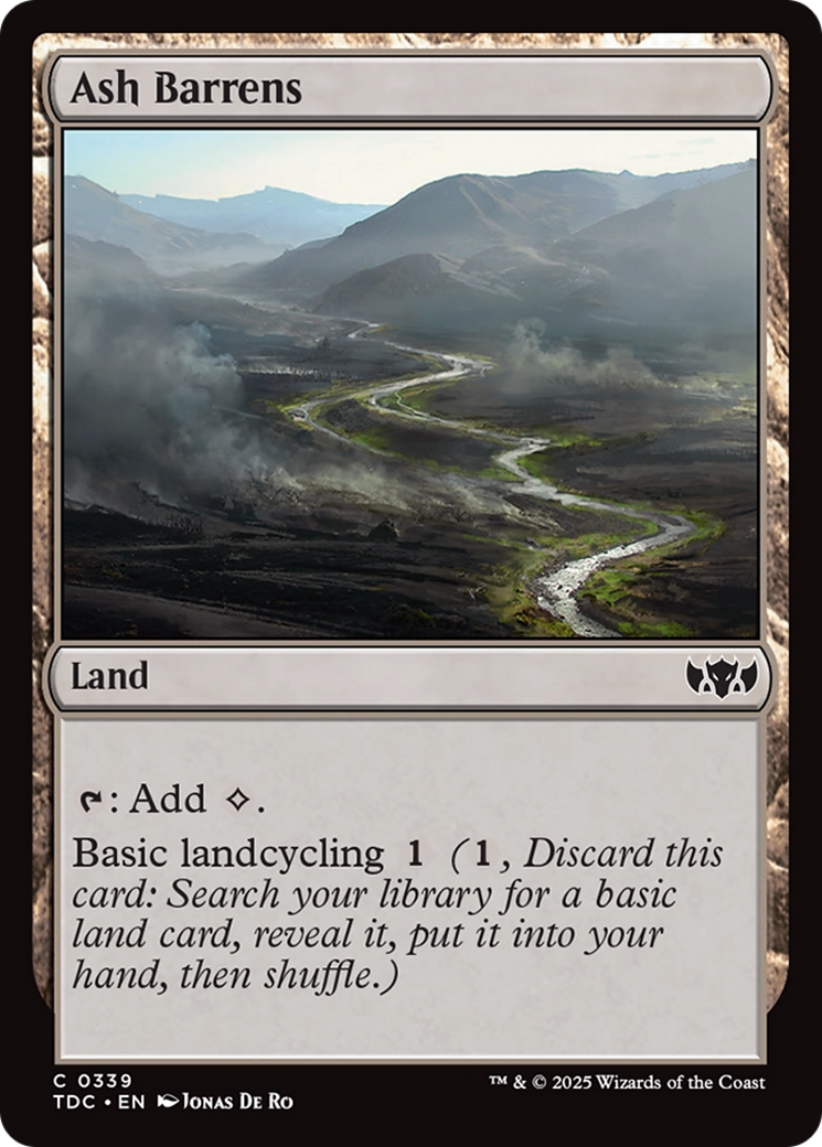 Ash Barrens [Tarkir: Dragonstorm Commander] | Devastation Store