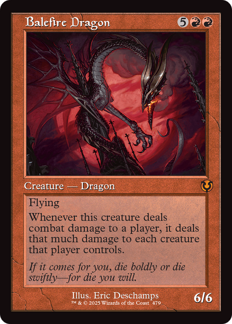 Balefire Dragon (Retro Frame) [Innistrad Remastered] | Devastation Store