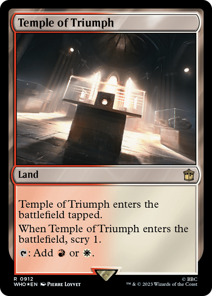 Temple of Triumph (Surge Foil) [Doctor Who] | Devastation Store