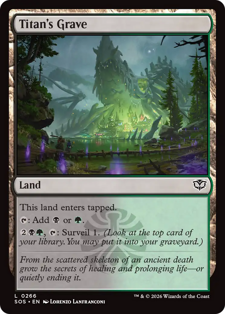 Titan's Grave [Secrets of Strixhaven] | Devastation Store