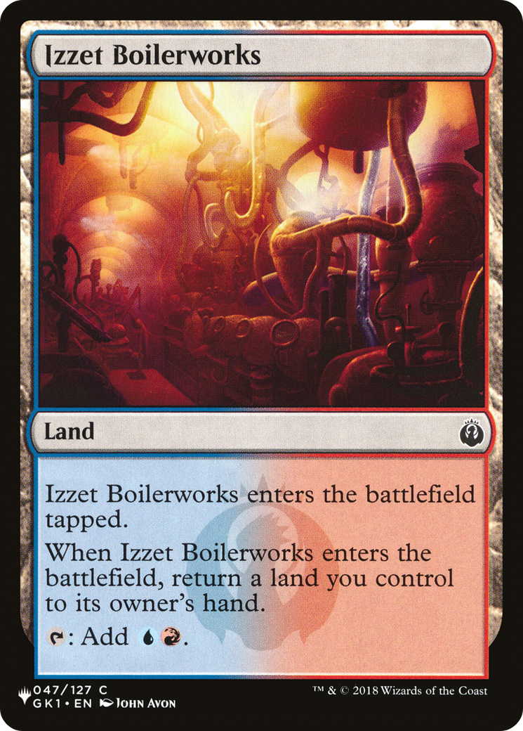 Izzet Boilerworks (GK1) [The List Reprints] | Devastation Store