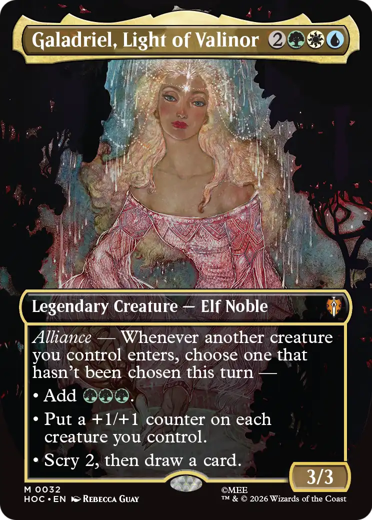 Galadriel, Light of Valinor (Borderless) [The Hobbit: Eternal-Legal] | Devastation Store
