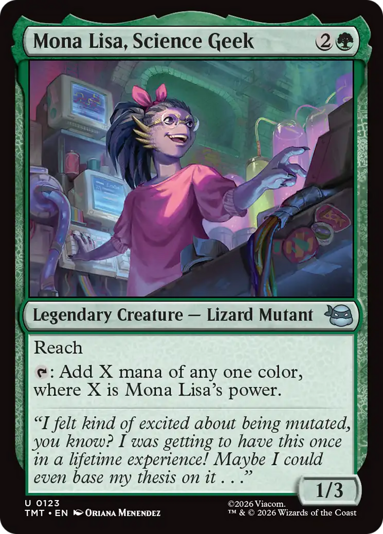Mona Lisa, Science Geek [Teenage Mutant Ninja Turtles] | Devastation Store