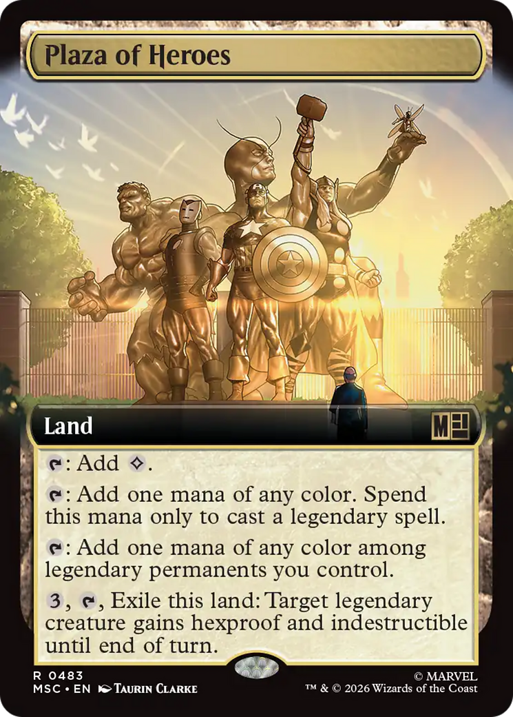 Plaza of Heroes (Extended Art) [Marvel Super Heroes Commander] | Devastation Store