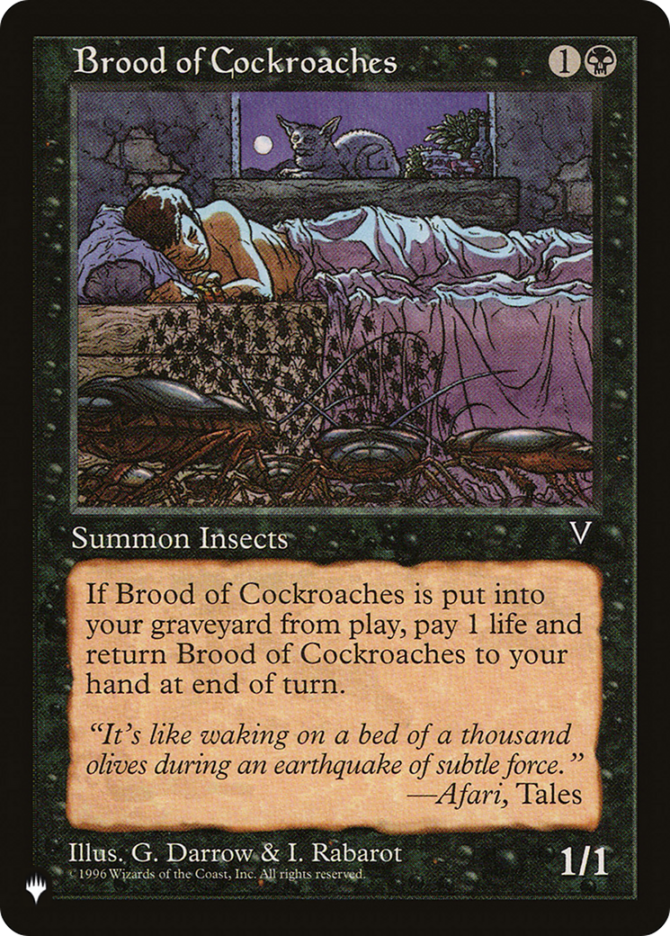 Brood of Cockroaches [The List Reprints] | Devastation Store