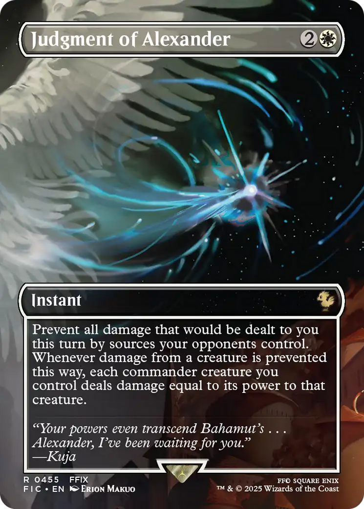 Judgment of Alexander (Borderless) [FINAL FANTASY Commander] | Devastation Store