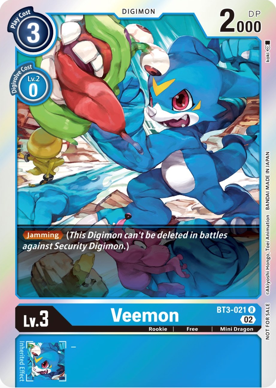 Veemon [BT3-021] (Official Tournament Pack Vol.8) [Release Special Booster Promos] | Devastation Store