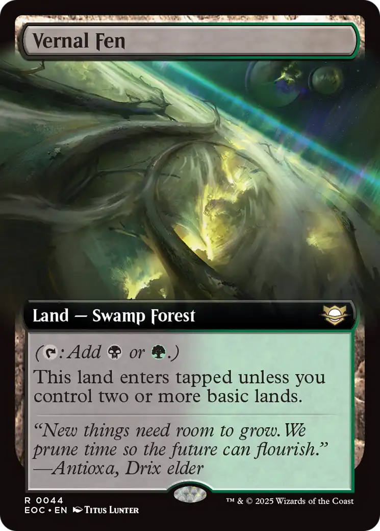 Vernal Fen (Extended Art) [Edge of Eternities Commander] | Devastation Store