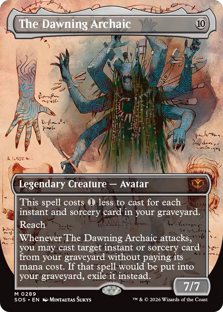 The Dawning Archaic (Borderless) [Secrets of Strixhaven] | Devastation Store