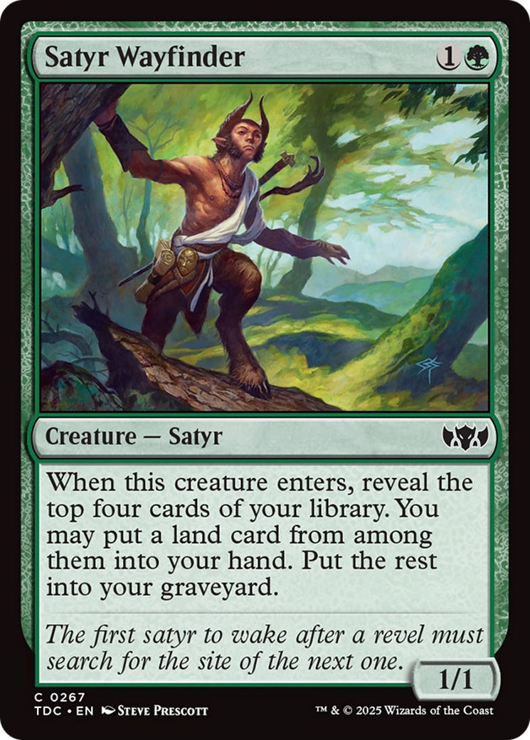 Satyr Wayfinder [Tarkir: Dragonstorm Commander] | Devastation Store