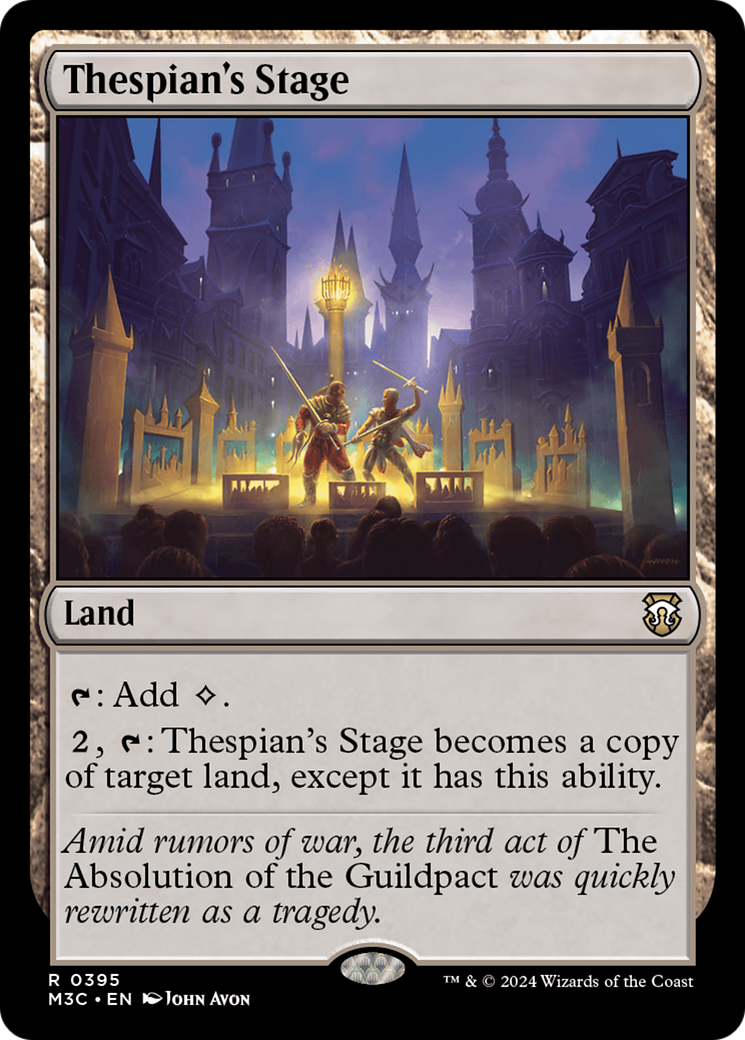 Thespian's Stage (Ripple Foil) [Modern Horizons 3 Commander] | Devastation Store