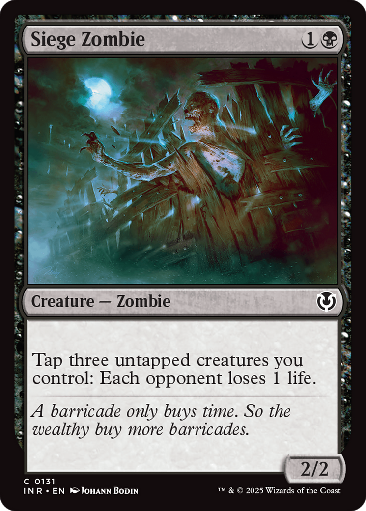 Siege Zombie [Innistrad Remastered] | Devastation Store