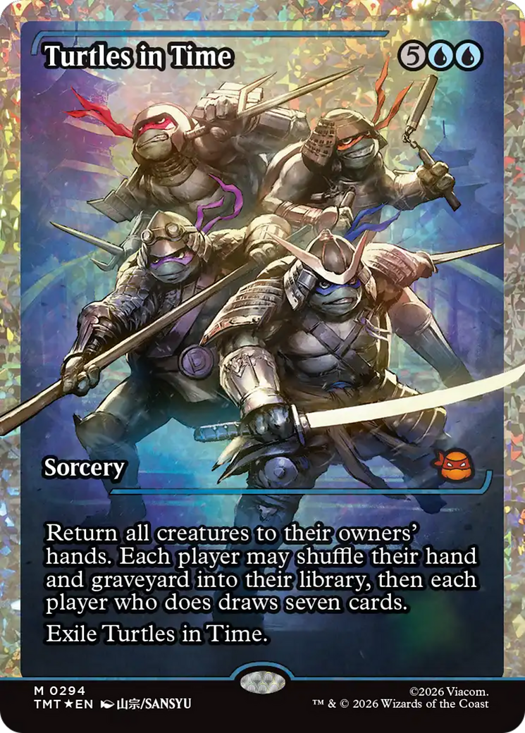 Turtles in Time (Showcase) (Fracture Foil) [Teenage Mutant Ninja Turtles] - Devastation Store | Devastation Store