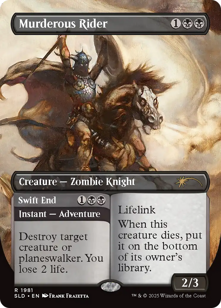 Murderous Rider (1981) (Rainbow Foil) [Secret Lair Drop Series] | Devastation Store